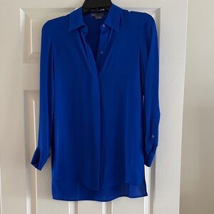 Vince Royal Blue Women's Blouse